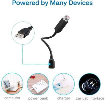 Fancy Star Laser Light With Flexible USB Cable